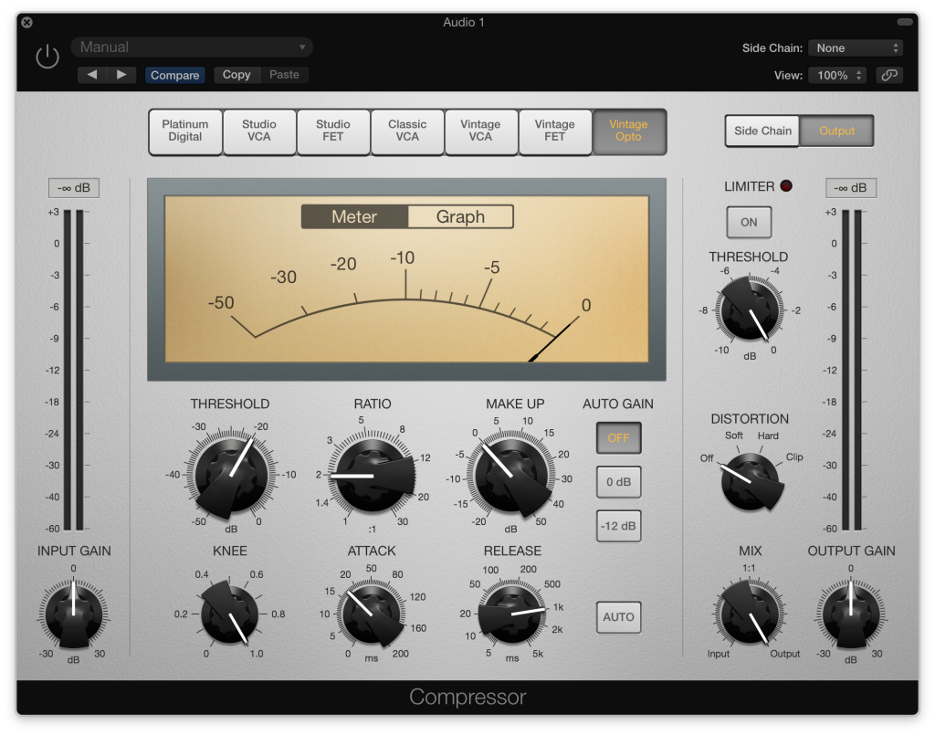 Logic Pro X - Opto Compressor